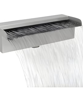 60cm Garden Waterfall Blade Stainless Steel 3cm Lip
