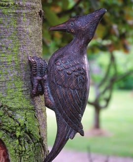 Woodpecker Metal Garden Ornament