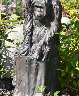 Jungle Book Small Orangutang Garden Ornament – Aged Verde