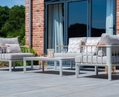 Norfolk Collection Taunton 2 Seater Bar Lounge Set with Sintered Stone Table