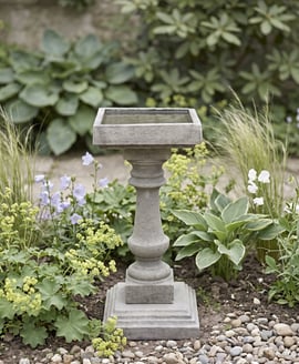 Baluster Stone Birdbath