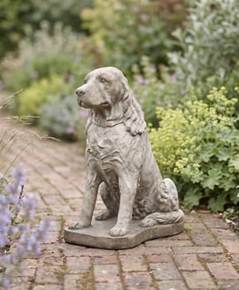 Spaniel Garden Statue