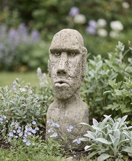Rapa Nui Head Statue